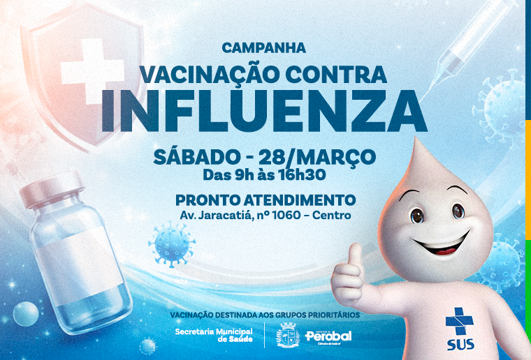Vacinacao-Influenza_materia Perobal realiza vacinação contra gripe neste sábado para grupos prioritários
